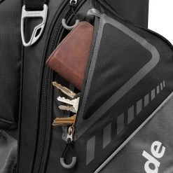 TaylorMade Select Plus Lightweight Golf Cart Bag -American Golf Shop 338618 TaylorMade Select Plus Cart Bag Black 5