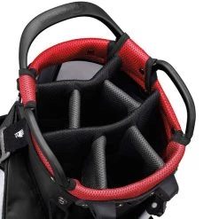 TaylorMade Select Plus Golf Stand Bag -American Golf Shop 338639 TaylorMade Select Plus Stand Bag BlackRed 2