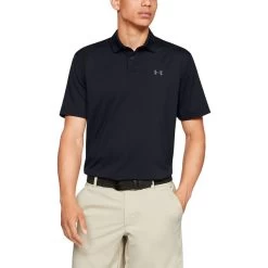 Under Armour Men's Performance 2.0 Stretch Golf Polo Shirt 16 Under Armour Men's Performance 2.0 Stretch Golf Polo Shirt -American Golf Shop 342456 Black Under Armour Performance 2.0 Polo Shirt 3
