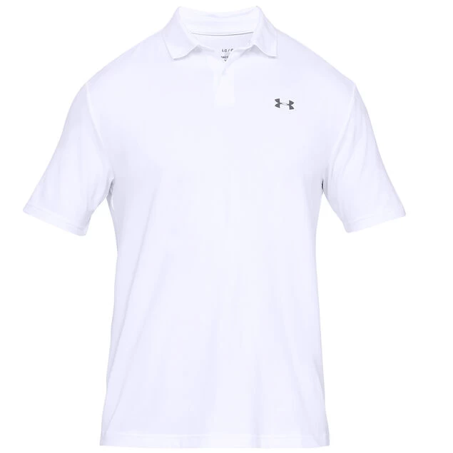 Under Armour Men's Performance 2.0 Stretch Golf Polo Shirt Under Armour Men's Performance 2.0 Stretch Golf Polo Shirt -American Golf Shop 342456 White Under Armour Performance 2.0 Polo Shirt 1