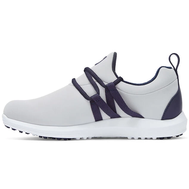 FootJoy Ladies Leisure Slip-On Spikeless Golf Shoes FootJoy Ladies Leisure Slip-On Spikeless Golf Shoes -American Golf Shop 346013 LightGreyNavy FootJoy Leisure Slip On Ladies Shoes 2