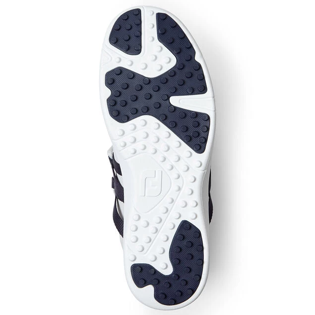 FootJoy Ladies Leisure Slip-On Spikeless Golf Shoes FootJoy Ladies Leisure Slip-On Spikeless Golf Shoes -American Golf Shop 346013 LightGreyNavy FootJoy Leisure Slip On Ladies Shoes 4