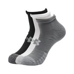Under Armour Men's HeatGear Locut Golf Socks - 3 Pack -American Golf Shop 348945 Steel Under Armour HeatGear Locut Socks 3 Pack 1aa