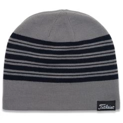 Titleist Lifestyle Reversible Beanie Golf Hat 6 Titleist Lifestyle Reversible Beanie Golf Hat -American Golf Shop 349373 Grey Navy Titleist Lifestyle Beanie 1
