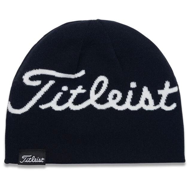 Titleist Lifestyle Reversible Beanie Golf Hat Titleist Lifestyle Reversible Beanie Golf Hat -American Golf Shop 349373 Navy Titleist Lifestyle Beanie 1