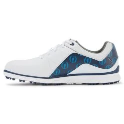 FootJoy Men's Pro/SL Limited Edition Waterproof Spikeless Golf Shoes -American Golf Shop 349749 WhiteNavy FootJoy ProSL Limited Edition The Open Championship Shoes4