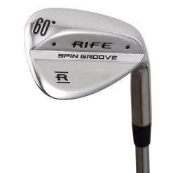 Rife Spin Groove Steel Golf Wedge -American Golf Shop 354859 Rife Spin Groove Wedge 1h