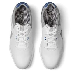 FootJoy Men's Pro SL Waterproof Spikeless Golf Shoes -American Golf Shop 355188 WhiteGreyBlue FootJoy Pro SL Shoes 2020 3