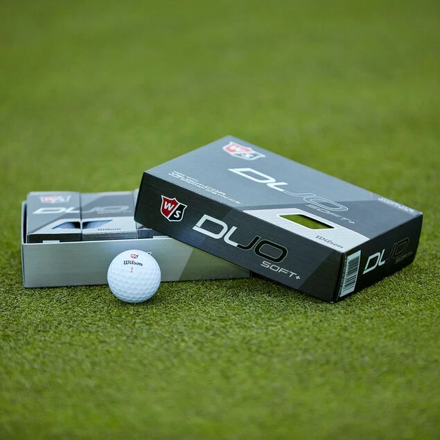 Wilson DUO Soft + 12 Golf Ball Pack Wilson Staff Wilson DUO Soft + 12 Golf Ball Pack -American Golf Shop 357940 Wilson Staff Duo Soft Plus 5