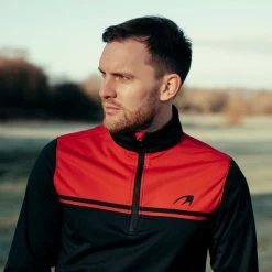 Benross Men's Pro Shell X Golf Midlayer -American Golf Shop 360808 Black Red Benross Pro Shell X Midlayer 2a