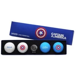 Volvik Marvel 4 Golf Ball Pack With Marker 7 Volvik Marvel 4 Golf Ball Pack With Marker -American Golf Shop 361206 Volvik Marvel 4 Ball plus marker 2