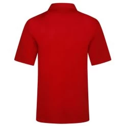 Greg Norman Men's Shark Logo Golf Polo Shirt -American Golf Shop 361900 Cranberry Greg Norman Freedom Micro Pique Polo Shirt 2