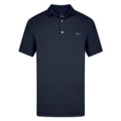 Greg Norman Men's Shark Logo Golf Polo Shirt -American Golf Shop 361900 Navy Greg Norman Freedom Micro Pique Polo Shirt 1