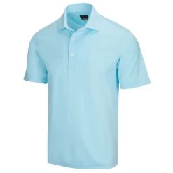 Greg Norman Men's Shark Logo Golf Polo Shirt -American Golf Shop 361900 SeasideBlue Greg Norman Freedom Micro Pique Polo Shirt 1