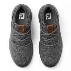 FootJoy Men's Flex Coastal Spikeless Golf Shoes -American Golf Shop 364409 Black Charcoal FootJoy Flex Coastal Shoes 4