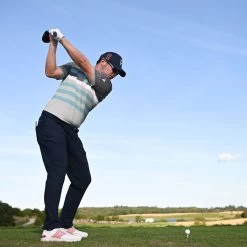 PUMA Golf PUMA Men's MATTR One Way Stretch Golf Polo Shirt -American Golf Shop 364798 QuietShade DustyAqua PUMA MTTR One Way Polo Shirt 8