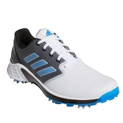 Adidas Golf Adidas Men's ZG21 Waterproof Spiked Golf Shoes -American Golf Shop 365067 White Blue Black adidas Golf ZG21 Shoes 5