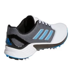 Adidas Golf Adidas Men's ZG21 Waterproof Spiked Golf Shoes -American Golf Shop 365067 White Blue Black adidas Golf ZG21 Shoes 6