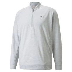 PUMA Golf PUMA Men's CLOUDSPUN Moving Day Half Zip Golf Midlayer 5 PUMA Golf PUMA Men's CLOUDSPUN Moving Day Half Zip Golf Midlayer -American Golf Shop 365245 HighRise VibrantOrange PUMA Golf CLOUDSPUN Moving Day Zip Midlayer 1