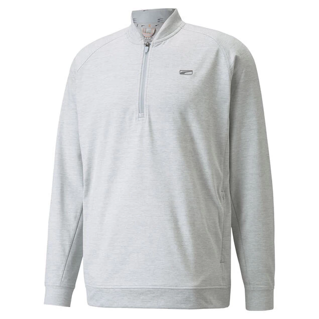 PUMA Men's CLOUDSPUN Moving Day Half Zip Golf Midlayer PUMA Golf PUMA Men's CLOUDSPUN Moving Day Half Zip Golf Midlayer -American Golf Shop 365245 HighRise VibrantOrange PUMA Golf CLOUDSPUN Moving Day Zip Midlayer 1