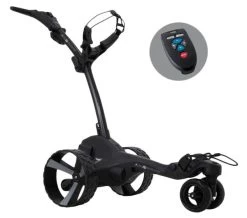 MGI Zip Navigator Remote Control Lithium Electric Golf Trolley -American Golf Shop 365363 black 1a