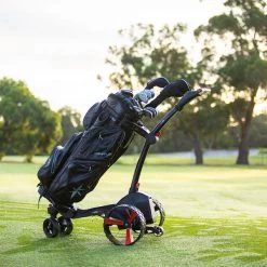 MGI Zip X3 Lithium Electric Golf Trolley -American Golf Shop 365372 black ZIP X3 Lifestyle Black 02
