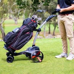 MGI Zip X3 Lithium Electric Golf Trolley -American Golf Shop 365372 grey IMG 8668 LR