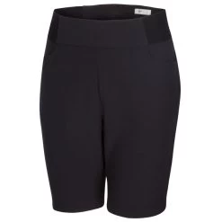Greg Norman Ladies Pull-On Essential Stretch Golf Shorts 6 Greg Norman Ladies Pull-On Essential Stretch Golf Shorts -American Golf Shop 365685 Black Greg Norman Pull On Essential Stretch Ladies Shorts 1