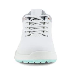 ECCO Ladies S-Three Waterproof Spikeless Golf Shoes -American Golf Shop 366258 White SkyGrey ECCO Golf S Three Shoes 6
