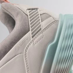 ECCO Ladies S-Three Waterproof Spikeless Golf Shoes -American Golf Shop 366258 White SkyGrey ECCO Golf S Three Shoes 9a