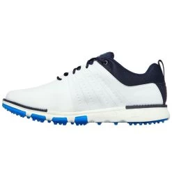 Skechers Men's GO Elite Tour Waterproof Spikeless Golf Shoes -American Golf Shop 366460 White Navy Skechers Go Golf Elite Tour Shoes 2
