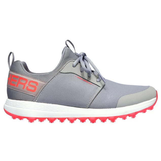 Skechers Ladies GO Max Sport Spikeless Golf Shoes Skechers Ladies GO Max Sport Spikeless Golf Shoes -American Golf Shop 366519 Grey Coral Skechers Go Golf Max Sport Ladies Shoes 1