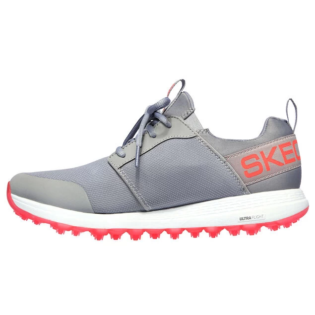 Skechers Ladies GO Max Sport Spikeless Golf Shoes Skechers Ladies GO Max Sport Spikeless Golf Shoes -American Golf Shop 366519 Grey Coral Skechers Go Golf Max Sport Ladies Shoes 2