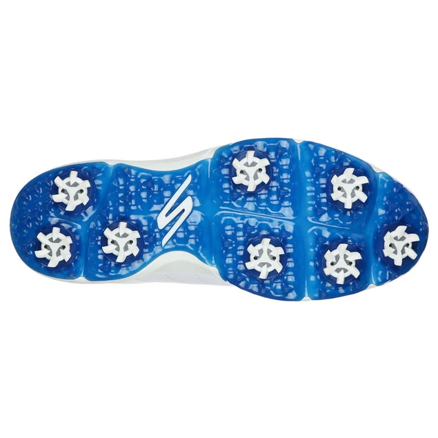 Skechers Men's GO Pro 4 Legacy Waterproof Spiked Golf Shoes Skechers Men's GO Pro 4 Legacy Waterproof Spiked Golf Shoes -American Golf Shop 366535 White Navy Skechers Pro 4 Legacy Shoes 4