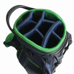 GOLFINO Premium Lightweight Golf Stand Bag -American Golf Shop 366768 Navy Green GOLFINO Premium Stand Bag 4 1