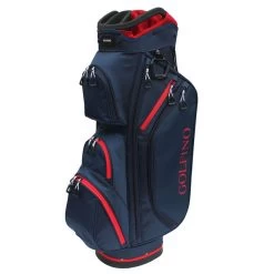 GOLFINO Premium Lightweight Golf Cart Bag -American Golf Shop 366772 Navy Red GOLFINO Premium Cart Bag 1