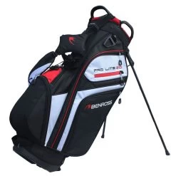 Benross Pro-Lite 2.0 Golf Stand Bag -American Golf Shop 367059 Black White Red Benross PRO LITE 2.0 Stand Bag 1 1