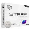 Wilson Staff Model Raw 12 Golf Ball Pack -American Golf Shop 367860 White Wilson Staff Model Raw 12 Golf Balls 1
