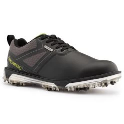 Stromberg Men's Tour Classic Waterproof Spiked Golf Shoes -American Golf Shop 368052 blk grey 3