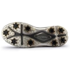 Stromberg Men's Tour Classic Waterproof Spiked Golf Shoes -American Golf Shop 368052 blk grey 4