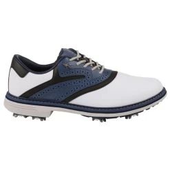 Greg Norman Men's Isa Tour Waterproof Spiked Golf Shoes -American Golf Shop 368092 white navy greg norman isa tour shoes 11