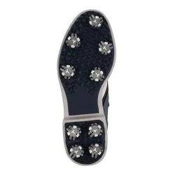 Greg Norman Men's Isa Tour Waterproof Spiked Golf Shoes -American Golf Shop 368092 white navy greg norman isa tour shoes 16