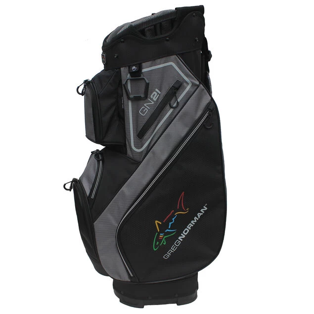 Greg Norman Golf Cart Bag Greg Norman Golf Cart Bag -American Golf Shop 368796 Black Grey Greg Norman Cart Bag 6