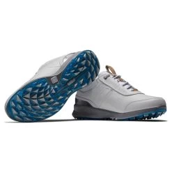 FootJoy Ladies Stratos Waterproof Spikeless Golf Shoes -American Golf Shop 369383 White Grey FootJoy Stratos Ladies Shoes 5