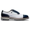 FootJoy Men's Premiere Tarlow Waterproof Spiked Golf Shoes -American Golf Shop 369442 White Navy FootJoy Premiere Tarlow Shoes 1
