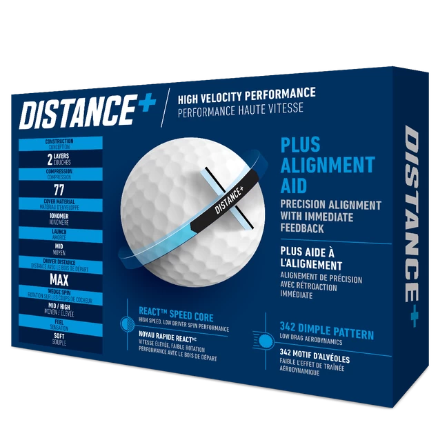 TaylorMade Distance Plus 12 Golf Ball Pack TaylorMade Distance Plus 12 Golf Ball Pack -American Golf Shop 369586 White TaylorMade Distance Plus 12 Ball Pack 2
