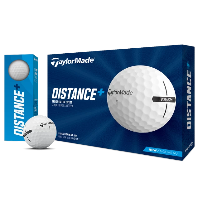 TaylorMade Distance Plus 12 Golf Ball Pack TaylorMade Distance Plus 12 Golf Ball Pack -American Golf Shop 369586 White TaylorMade Distance Plus 12 Ball Pack 4