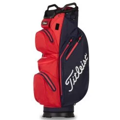 Titleist StaDry 14 Waterproof Golf Cart Bag -American Golf Shop 388660 Navy Red Titleist StaDry 14 Cart Bag 1