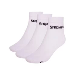 Stromberg Men's Ankle Golf Socks - 3 Pack -American Golf Shop 389700 white 1