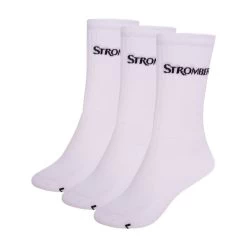 Stromberg Men's Edge Crew Golf Socks - 3 Pack 6 Stromberg Men's Edge Crew Golf Socks - 3 Pack -American Golf Shop 389714 white 1
